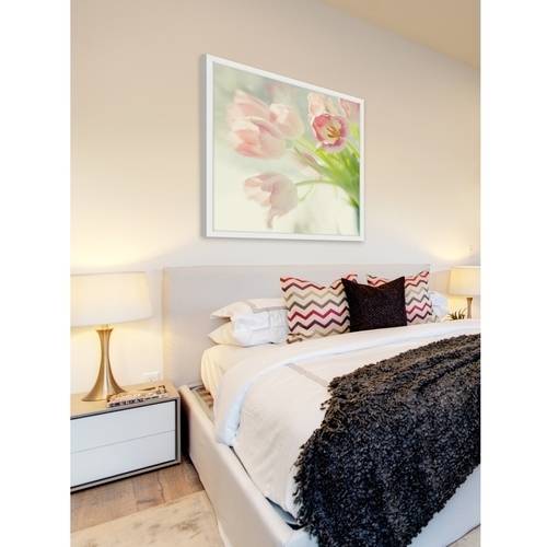 Pink Tulip Bouquet Framed Painting Print