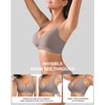 thumbnail image 6 of Daystry Womens Comfortable No Underwire Deep V Bras 360° Jelly Strip Wireless Soft Bra with Bra Extender, 6 of 8