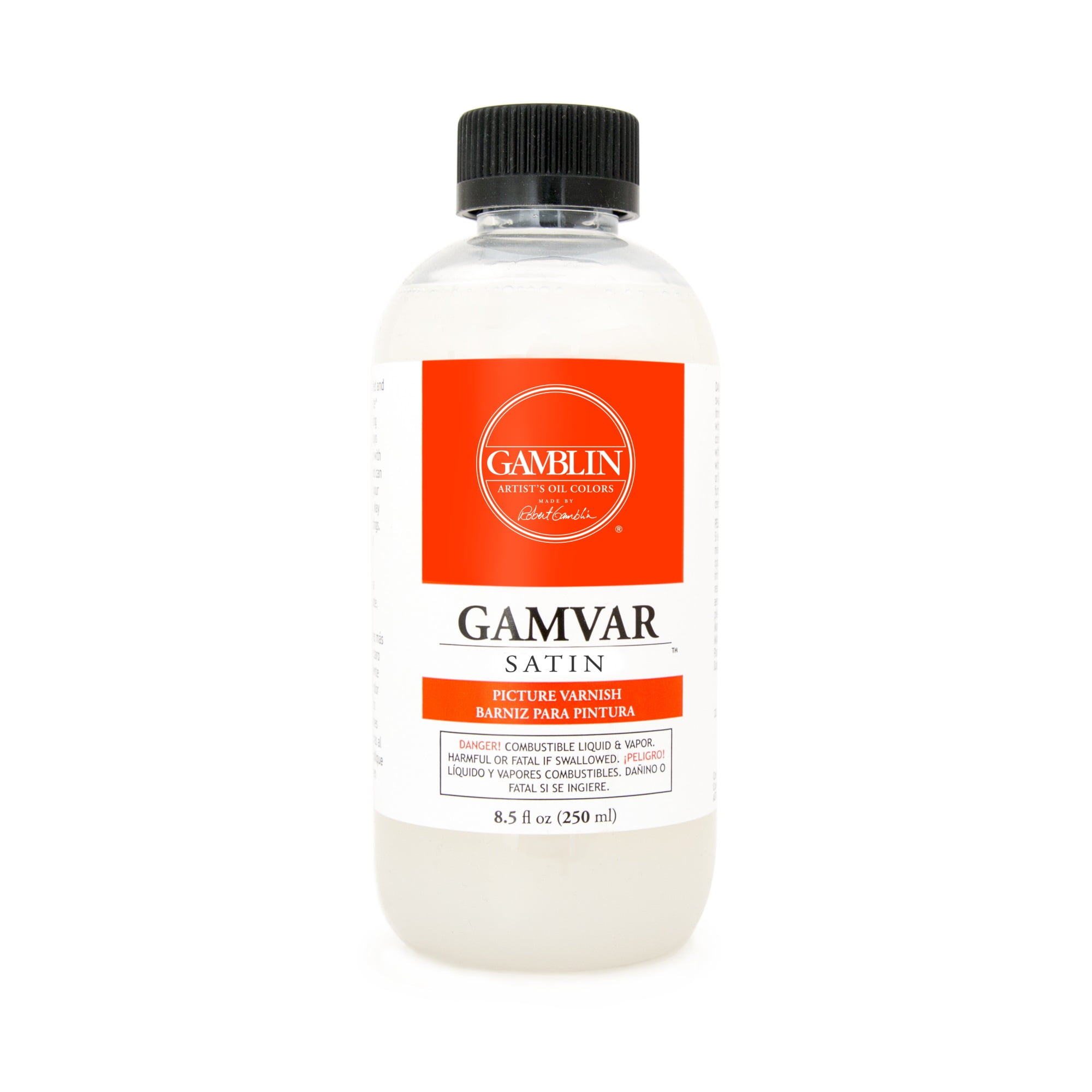 GAMVAR SATIN VARNISH 8.5 OZ