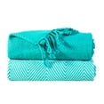 thumbnail image 1 of Soft 100-percent Cotton Hand Twisted Throw 50x60 (Set of 2), 1 of 5