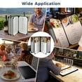 thumbnail image 4 of WeChef 5 pack 8.5"x14" Restaurant Menu Book Covers 6 View PU Leather w/ Angled Corner Wine List Bar Hotel, 4 of 11
