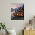 thumbnail image 4 of Paint by Numbers Kit for Adults, Lake View Canoes Dock Sunset Paint by Numbers, Easy Paint by Numbers Kit for Adults Beginner, DIY Adult Paint by Number Kits on Canvas, Home Decor, 4 of 7
