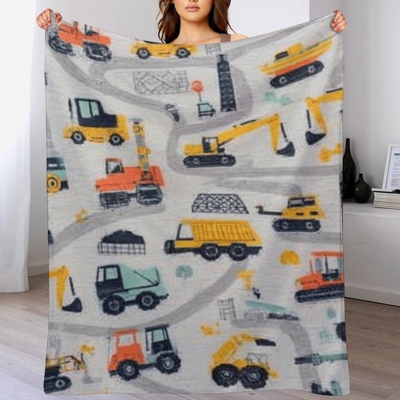 RKSupls Christmas Throw Blanket,Soft Warm Flannel Cute Truck Blanket Gift for Christmas Home Bed Sofa Couch Decor,30x40 in
