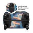 thumbnail image 3 of Haiem Clear Sky Blue Cat Luggage Cover Printed Suitcase Covers for Luggage Elastic Washable Suitcase Protector Fits 18-32 Inch Luggage-X-Large, 3 of 8