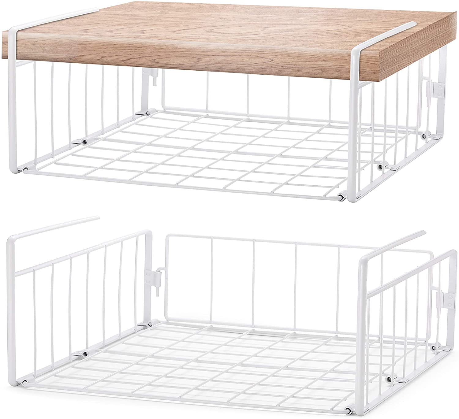 Chainplus Under Organizer Shelf, 1 Pack Wire Rack Hanging