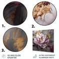 thumbnail image 3 of Designart "Peonies Blooming Pink Grey V" Floral Peony Metal Wall Art, 3 of 5