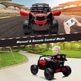 thumbnail image 6 of TROPOW Kids Cars Electric Ride On,Ride On UTV Car, Battery Powered Licensed Can-Am Kids Car, Electric Off-Road UTV Car with Remote Control, 2 Motors, Led Lights, Music, LED Lights,Red, 6 of 8