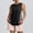 Black, variant on Plus Size Tank Tops for Women Ice Silk Athletic Summer Leisure Sporty Color Block Sleeveless Tops for Women