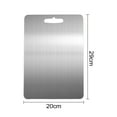 thumbnail image 6 of Hzsb Stainless Steel Cutting Board Heavy Duty Non-Slip Scratch-Resistant Easy Clean Kitchen Accessory, 6 of 6