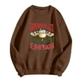 thumbnail image 4 of Christmas Sweatshirt for Women Cute Christmas Graphic Tops Holiday Crewneck Long Sleeve Pullover Tops, 4 of 4