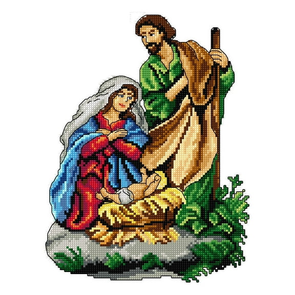 Birth of Christ 155CS Counted Cross-Stitch Kit