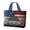 D, variant on 250 Years United State Reversible Quilted Tote Bag, Women Shoulder Purse with Inner Pocket, Quilted Cotton Handprinted Reversible Large Multicolor Tote Bag