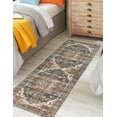thumbnail image 4 of Keen Home Design Machine Washable Area Rugs with Non-slip Backing, Ideal for Hallway, Living Room, Bedroom, Kitchen and Laundry Room, Vintage Moroccan and Low Pile Rug - ( 2'6'' x 7'), 4 of 9