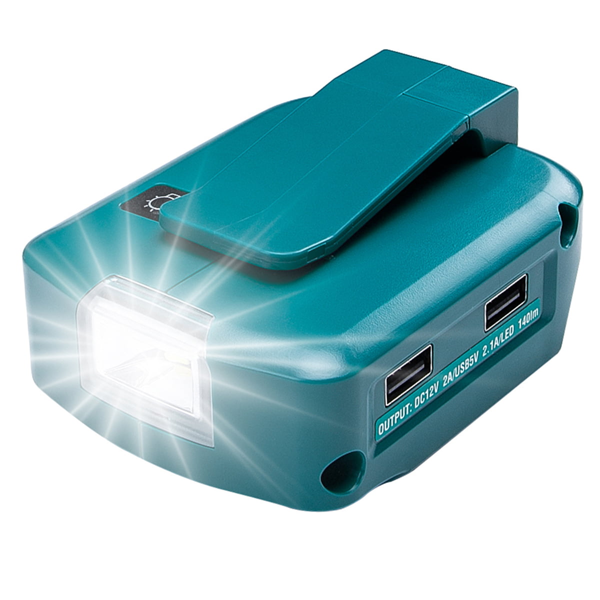 1x Work Light Fits For Makita 14.4V/18V BL1430/ LXT Li-Ion Battery w/5V USB PORT 