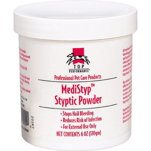 Top Performance MediStyp Pet Styptic Powder with Benzocaine Stops