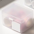 thumbnail image 4 of Pequeño Organizador de Plástico, Tapa Con Bisagras Apilables Caja de Almacenamiente Transparente para la Oficina, 4 of 7