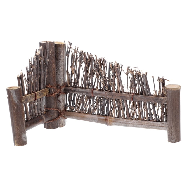 MasteelfCA Bamboo Fence Small Screen Tea Table Bamboo Ornament Tea Table Decor Accessory