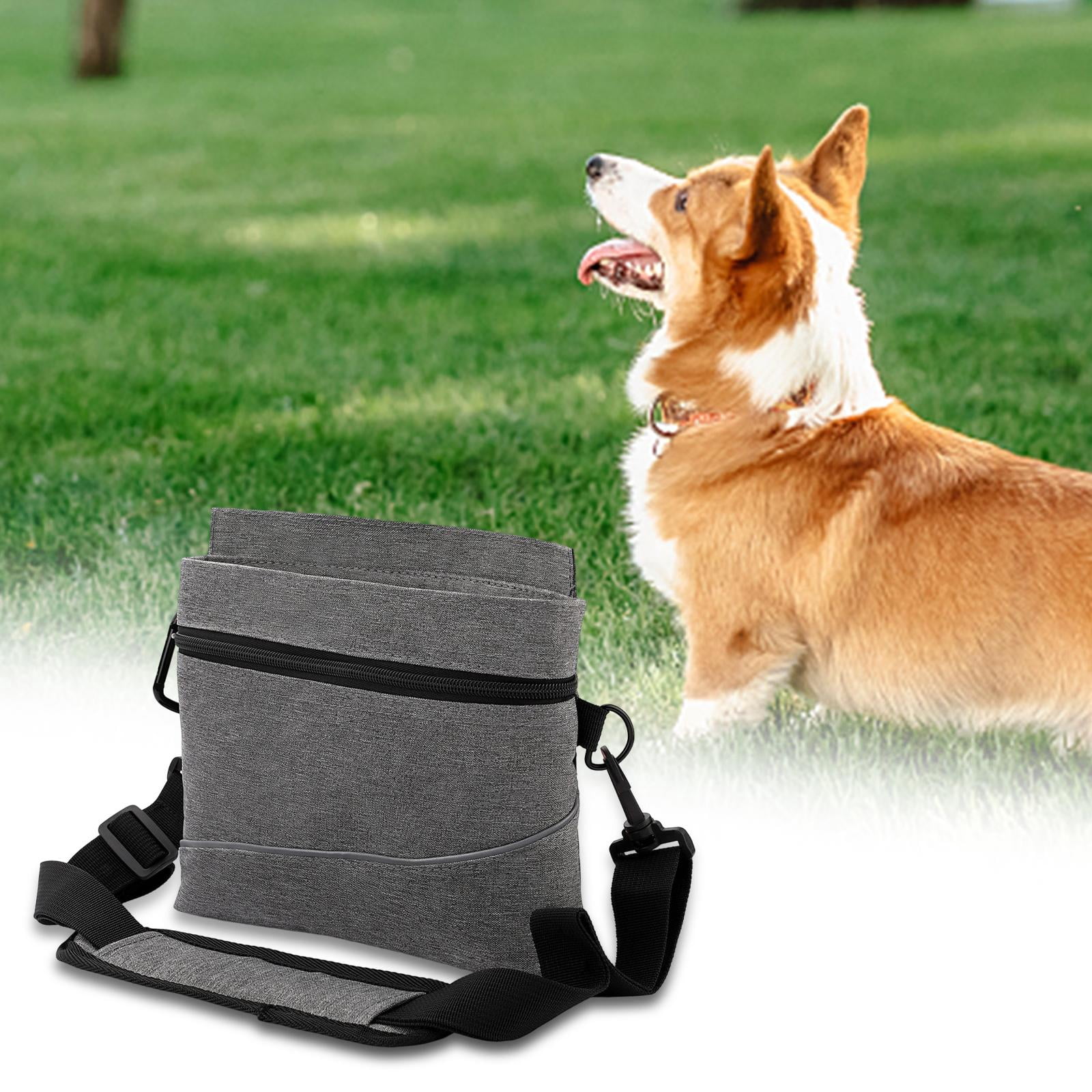 Fzaqwen Adjustable Belt Pet Training Pouch Snack Waist Belt Bags Storage Pouch for Food