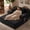 Black, variant on PUKNLY 60" Oversized Chaise Lounge Chair, 70" Boneless Corduroy Cloud Couch with 4 Pockets, 3 Pillows & 2 Cup Holders, Deep Seat Sleeper Sofa Bed for Living Room Bedroom Apartment, No Assembly,Black