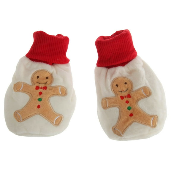 Nursery Time Baby Christmas Gingerbread Man Booties