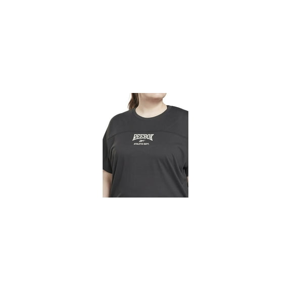 Reebok Plus Size Workout Ready Supremium Tee Night Black 1X