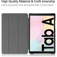 thumbnail image 4 of Vegan Leather Cover for Galaxy Tab A7 10.4 Case 2020, Lightweight Slim Tri-Fold Case Magnetic Cover for Samsung Galaxy Tab A7 10.4" Tablet [SM-T500/T505/T507] Black, 4 of 4