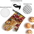 thumbnail image 4 of Gingerbread Man Candy Print Oven Mitts and Pot Holders Sets 4 Piece Set Kitchen Women Men Cooking Baking Microwave Heat Resistant, 4 of 6