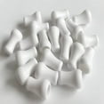 thumbnail image 2 of 6 Pack Curtain Pull Button, Curtain End Pull Button, Blind Rope Accessories, White Plastic Curtains, 2 of 5