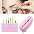 thumbnail image 4 of Tweezers Display Rack 6 Holes Easy Access Faceted Design Plastic Bright Surface Beauty Tool Storage Stand Makeup Rack for Home, 4 of 8
