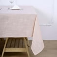 thumbnail image 4 of Efavormart 72"x72" Linen Square Overlay Slubby Textured Wrinkle Resistant Table Overlay - Blush Rose Gold Tablecloths Covers Linens for Banquet Events Wedding Party Events, 4 of 11