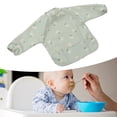 thumbnail image 4 of Long Sleeve Bib, Sleeved Bib Lovely Waterproof  For Eating 02, 4 of 8