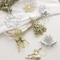 thumbnail image 3 of Christmas Decoration Deer Pendant Electroplating Plastic Xmas Tree Elk Ornaments New Year 2023 Noel Home Decor Navidad 2024 Gift, 3 of 5