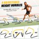 thumbnail image 4 of Set de equipo de entrenamiento de velocidad y agilidad BORNEW con escalera de 6 m, 4 of 7