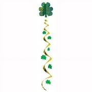 4' Foot Jumbo Hanging Shamrock Whirl Scene Setter Saint Patrick's Day Decoration