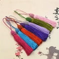 thumbnail image 3 of U8MO 100X Key Chian Pendants Ice Silk Thread Cap Tassel Trim Craft Jewelry Making DIY-14# black-100pcs, 3 of 7