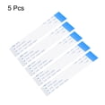thumbnail image 2 of Uxcell 5pcs FFC Flexible Flat Cable, 24 Pins 0.5 mm Pitch 80mm FPC FFC Flexible Ribbon Cable for LCD TV Car Audio DVD Player Laptop (B Type), 2 of 6