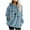 Blue, variant on Womens Fuzzy Fleece Hoodies Oversized Sherpa Heart Hoodie with Pockets Fluffy Cute Pullover Sweatshirt Outwear, XL Pink