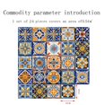 thumbnail image 2 of 24 Pcs Decorative Tile Stickers, Peel and Stick Backsplash, 6"x6" inches Self Adhesive Removable Waterproof for Walls Stickers, Vinyl Stickers for Kitchen Backsplash, Bathroom, Stairs,Stick on Tiles, 2 of 8