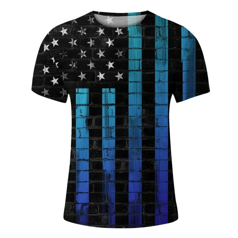 red white and blue shirt walmart