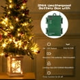 thumbnail image 6 of Pre-Lit Artificial Christmas Tree, 3ft Potted Xmas Full Tree, Premium Snow Flocked Xmas Pine Tree with 50LED Lights & Flower Pot for Christmas Decoration, Home, Office, Party Decoration, 6 of 9