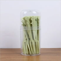 Gnmfd 50pcs Disposable Fruit Fork Plastic Cocktail Forks Two Tooth Mini Dessert Forks for Cake, Appetizers, Fruit Cups, Party Favors, Holiday Buffet, Entertaining, Cocktail Garnish, Tableware Set