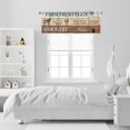 thumbnail image 2 of Brown Rustic Farmhouse Kitchen Curtains Short and Valance Set Wooden Board Country Farm Cow Dining Room Fabric Curtain Drapes Retro Cafe Curtains with Valance for Home Decor, 2 of 5