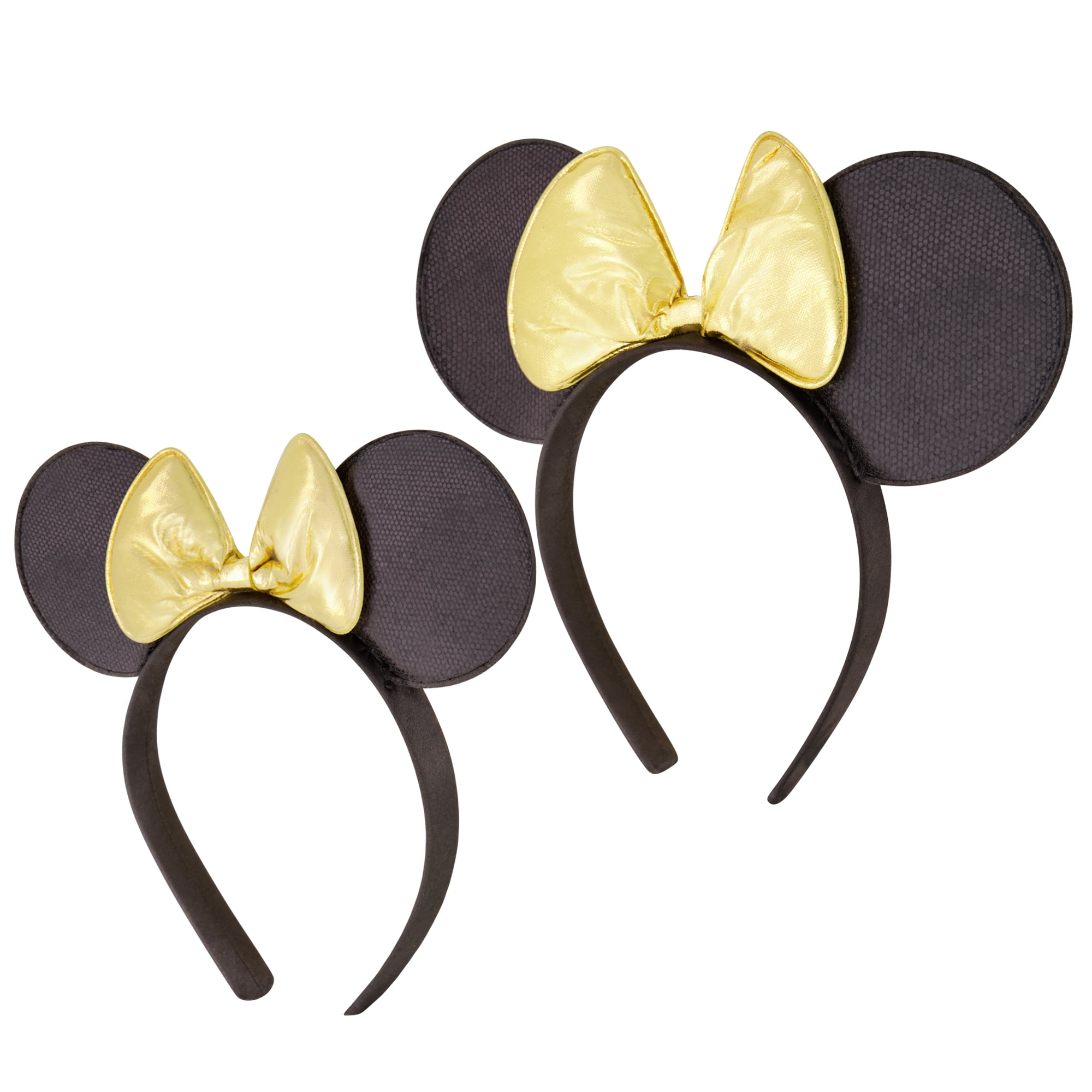 2pcs Disney Parks 2020 Minnie Ears Red White Heart Bow Disneyland Headband 