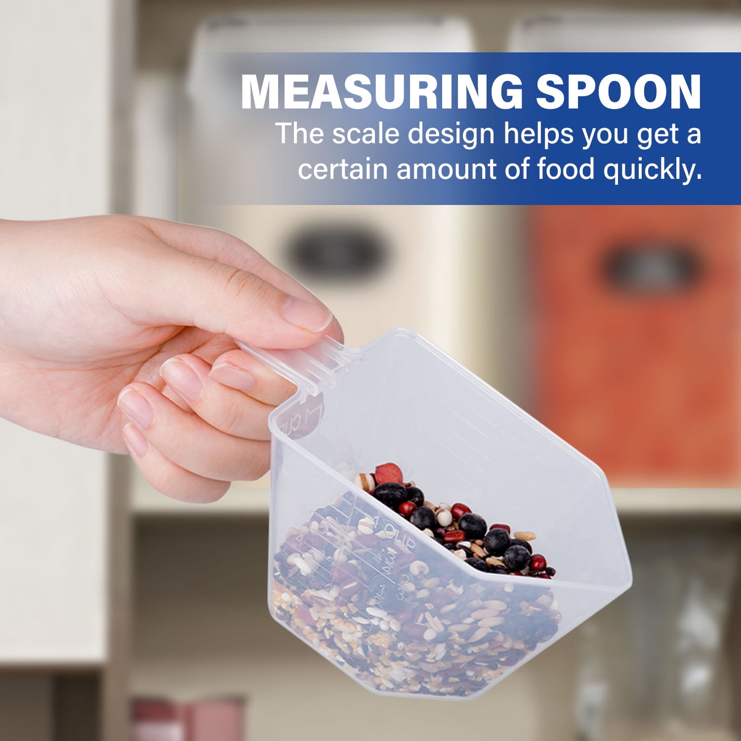 Stelive 2-Piece Extra Large Food Storage Containers (6.5L/Each) Airtight Pantry Storage Containers Organiser Dry Food Canisters Plastic Leak-proof Canisters for Home & Kitchen with Labels & Pen