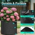 thumbnail image 6 of SDFGTstore 4x Reinforced Grow Pots Gardening Bags with Handles for Vegetables Herbs Flowers, 6 of 7