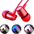 thumbnail image 2 of Opolski 3.5mm Universal In-ear Wired Earphone Bass Headphone with Mic for Phone Tablet, 2 of 7