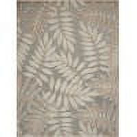 8â€™ x 11â€™ Natural Leaves Indoor Outdoor Area Rug