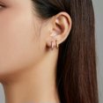 thumbnail image 4 of Fashion Jewelry for Women/Men Party 925 Silver,Gold Plated Drop Earring A Pair, 4 of 5