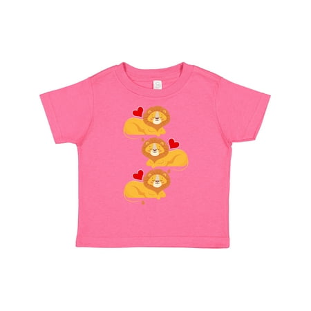 

Inktastic Lion Jungle Animals Outfit Gift Toddler Boy or Toddler Girl T-Shirt