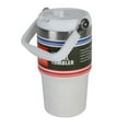 thumbnail image 5 of Ozark Trail 18 oz Swivel Tumbler, White with Red/Blue Stripes, 5 of 8